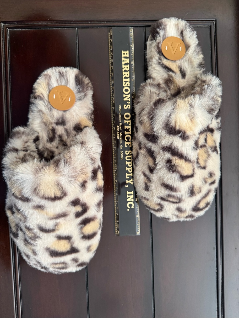 Anthropologie Plush Faux Fur Slippers NWOT